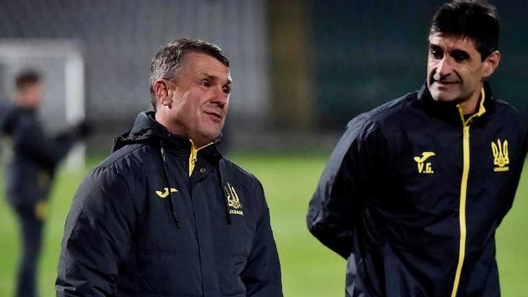 Сергій Ребров і Вісенте Гомес / УАФ Сергій Ребров і Вісенте Гомес / УАФ