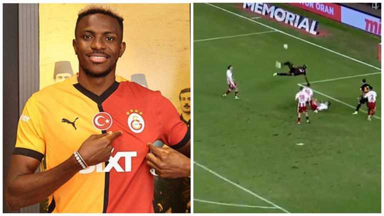 Стрибок Осімхена / Фото з X Стрибок Осімхена / Фото з X