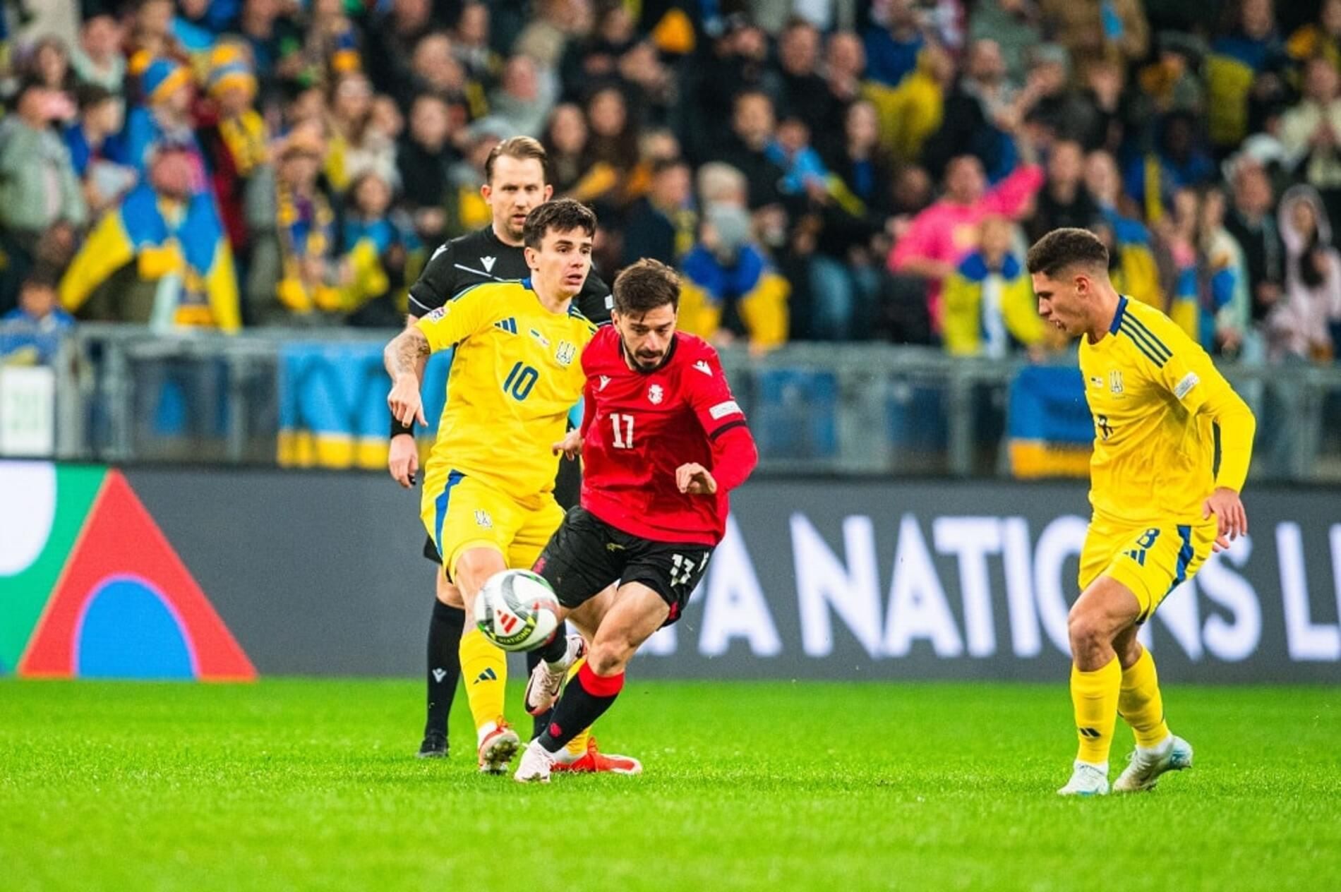 Украина – Грузия / Фото Дан Балашов, УАФ