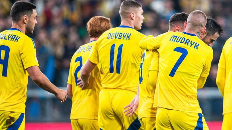 Гравці збірної України / Фото УАФ Гравці збірної України / Фото УАФ