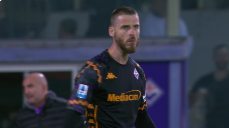 Давід де Хеа / Скріншот з трансляції Давід де Хеа / Скріншот з трансляції