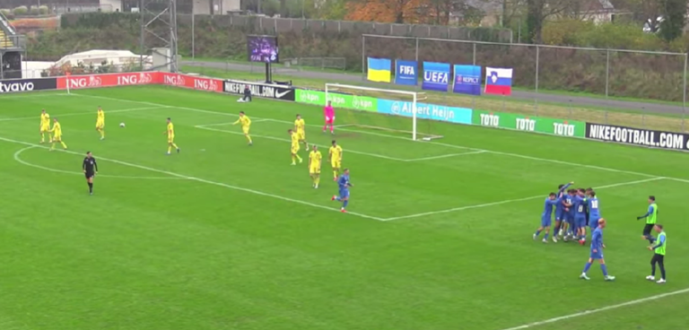 Україна – Словенія / Скріншот з трансляції Україна – Словенія / Скріншот з трансляції