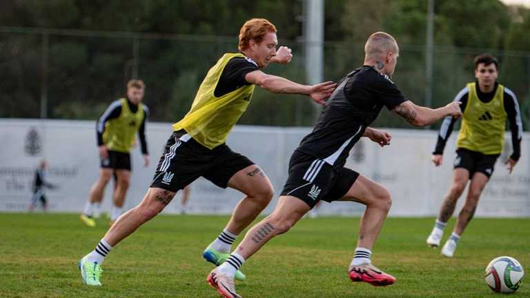 Конопля и Мудрик / Фото УАФ Конопля и Мудрик / Фото УАФ