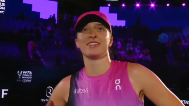 Іга Свьонтек / Скріншот з відео Іга Свьонтек / Скріншот з відео