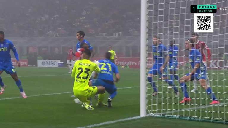 Милан - Эмполи / скриншот трансляции Милан - Эмполи / скриншот трансляции