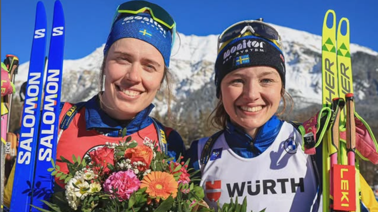 Ельвіра Еберг та Лінн Гестблом (Перссон) / Фото nordicfocus Ельвіра Еберг та Лінн Гестблом (Перссон) / Фото nordicfocus