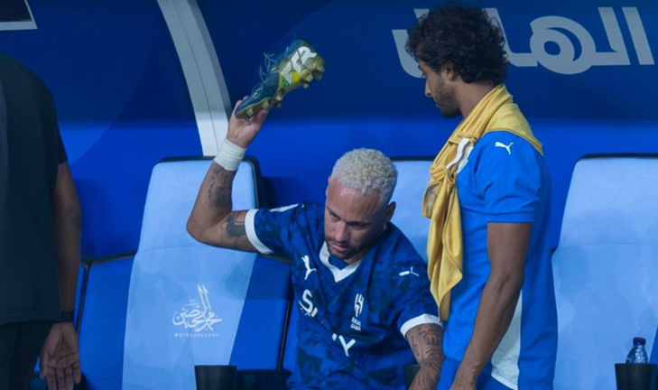 Неймар після травми / Фото з X Неймар після травми / Фото з X