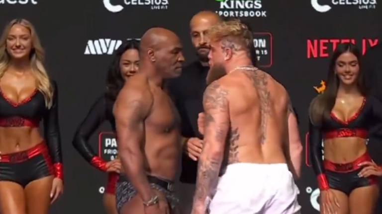 Майк Тайсон и Джейк Пол / Скриншот Майк Тайсон и Джейк Пол / Скриншот