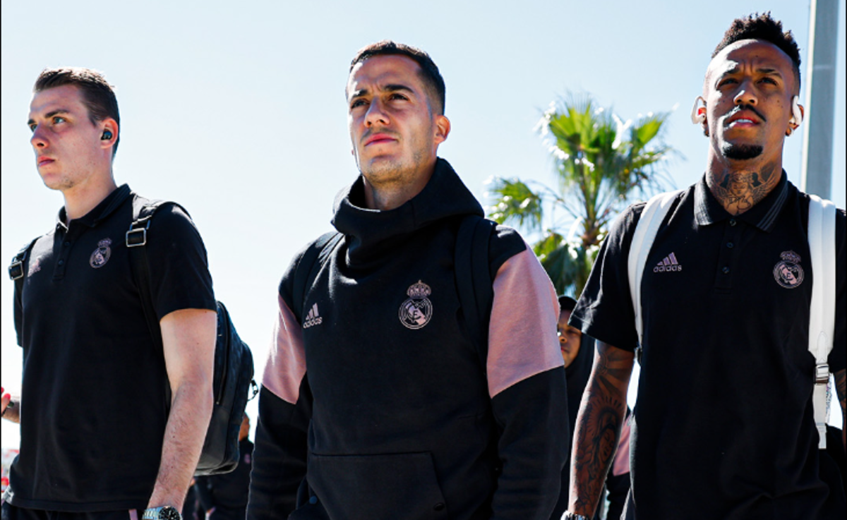 Лунін, Васкес й Мілітао / Фото ФК Реал