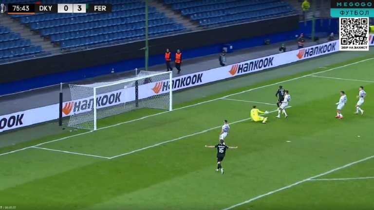 Динамо зазнало розгрому / Скріншот з відео Динамо зазнало розгрому / Скріншот з відео