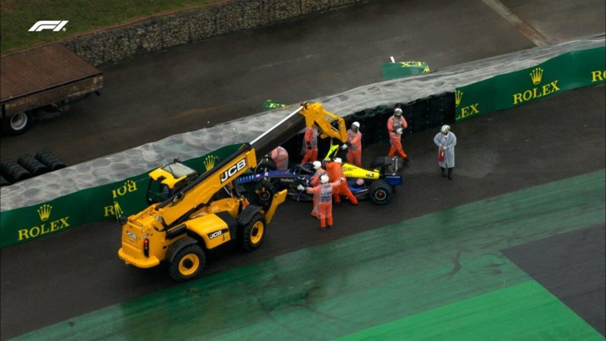 Аварія Франко Колапінто / фото з Twitter