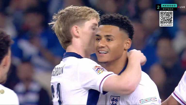 Англія розбила Грецію / Скріншот з трансляції Англія розбила Грецію / Скріншот з трансляції