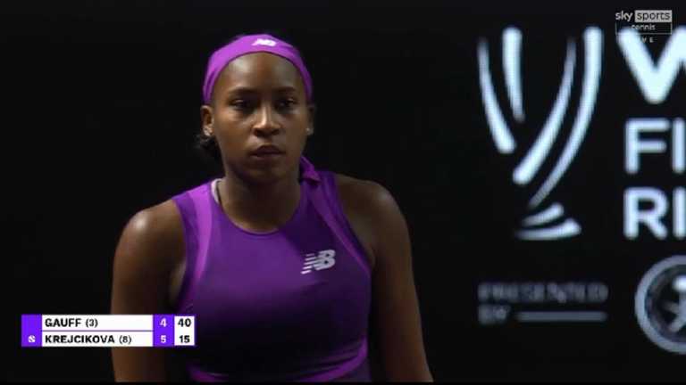 Коко Гофф / Скріншот з трансляції Коко Гофф / Скріншот з трансляції