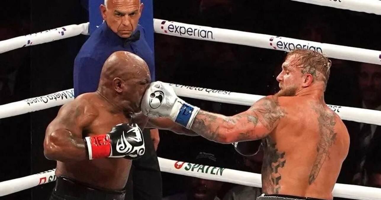 Майк Тайсон и Джейк Пол / фото EFE