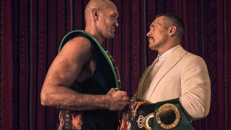 Тайсон Фʼюрі та Олександр Усик / Фото з Instagram Тайсон Фʼюрі та Олександр Усик / Фото з Instagram