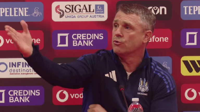 Сергій Ребров / Скріншот з відео Сергій Ребров / Скріншот з відео