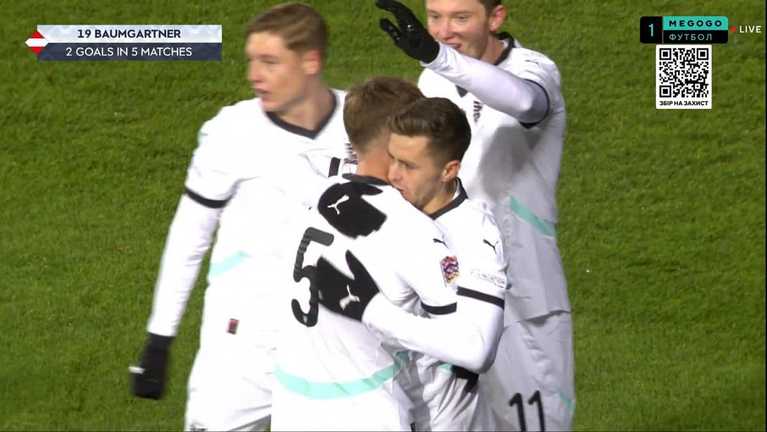 Австрія обіграла Казахстан / Скріншот з відео Австрія обіграла Казахстан / Скріншот з відео