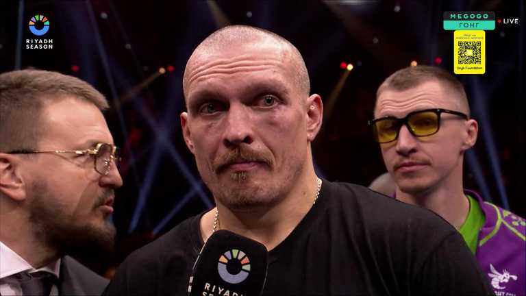 Александр Усик / Скриншот из видео Александр Усик / Скриншот из видео