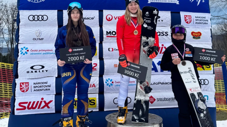 Елеонора Павлюк (зліва) / Фото: facebook.com/skifederation.ukraine Елеонора Павлюк (зліва) / Фото: facebook.com/skifederation.ukraine