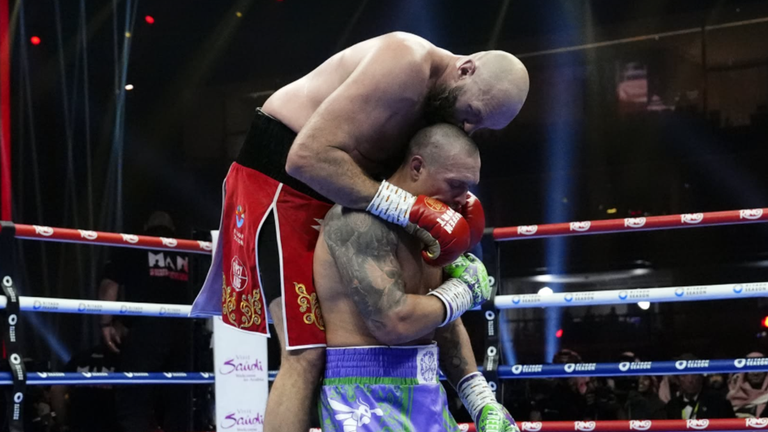 Ф'юрі й Усик / Фото Getty Images Ф'юрі й Усик / Фото Getty Images