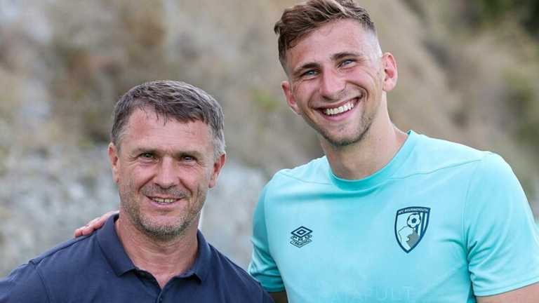 Сергій Ребров та Ілля Забарний / ФК Борнмут Сергій Ребров та Ілля Забарний / ФК Борнмут