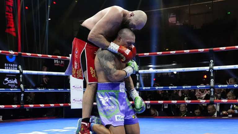 Тайсон Ф'юрі і Олександр Усик / Getty images Тайсон Ф'юрі і Олександр Усик / Getty images