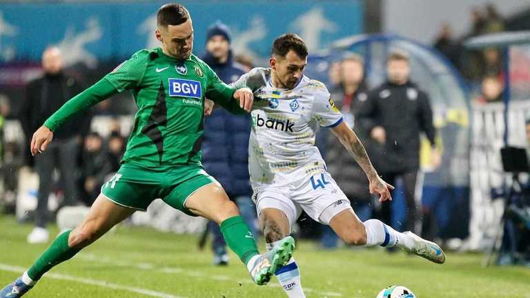 Гуцуляк у матчі проти Динамо / Сайт киян Гуцуляк у матчі проти Динамо / Сайт киян