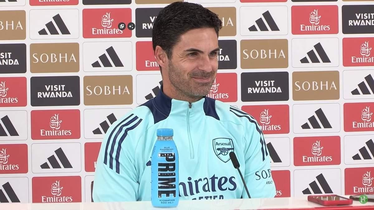 Микель Артета / скриншот с пресс-конференции