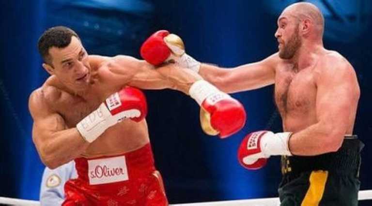 Фьюри и Кличко / фото EFE Фьюри и Кличко / фото EFE