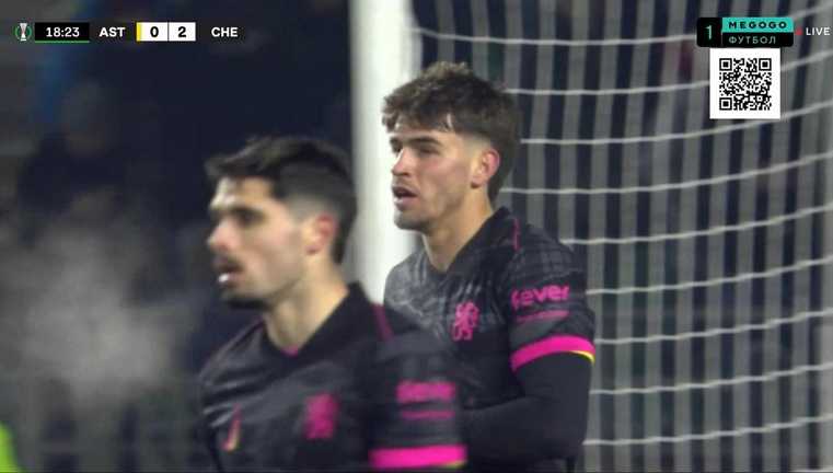 Челси победил Астану / Скриншот из видео Челси победил Астану / Скриншот из видео