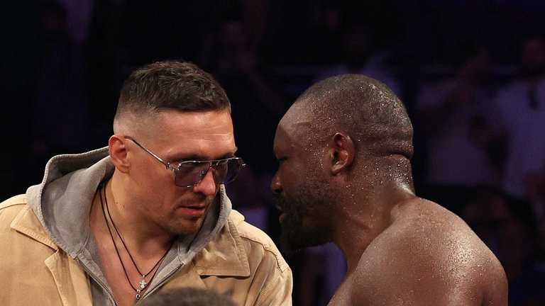 Александр Усик и Дерек Чисора / Фото из открытых источников Александр Усик и Дерек Чисора / Фото из открытых источников