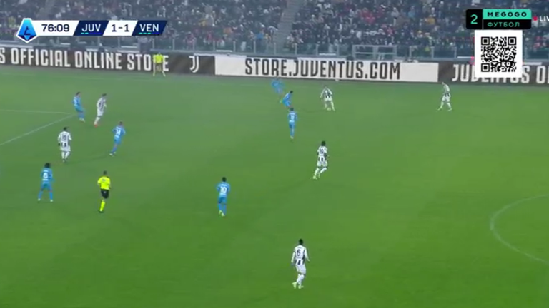 Ювентус – Венеция / Скриншот Ювентус – Венеция / Скриншот