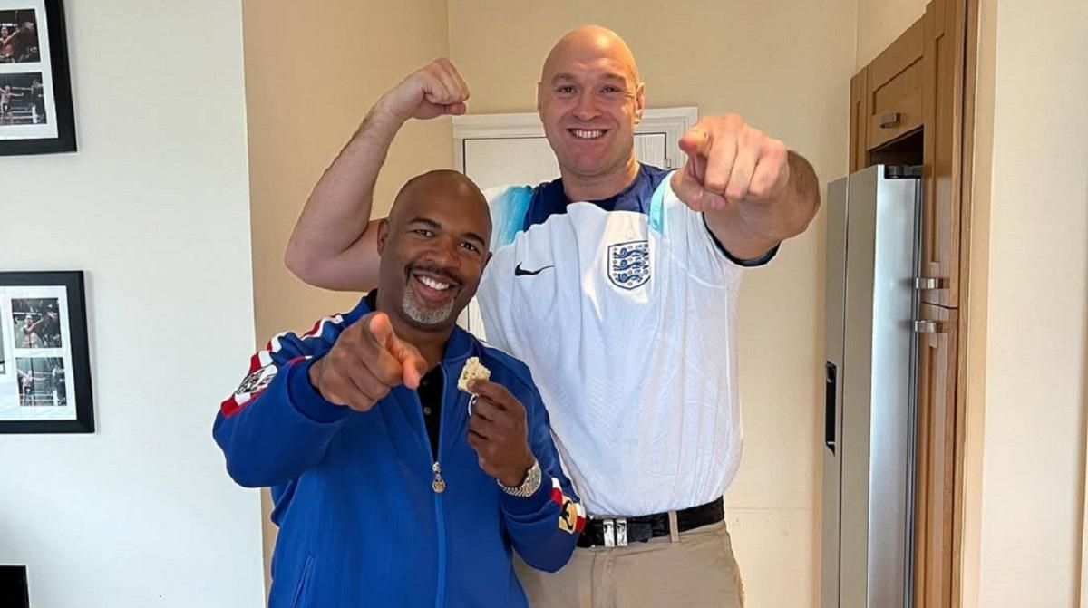 Шугар Хілл Стюард і Тайсон Ф'юрі / Фото instagram.com/kronksugarhill