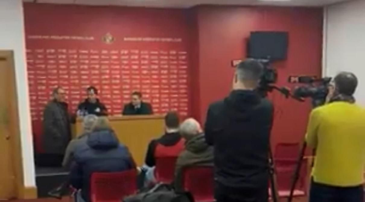 Пресс-конференция в Сандерленде / Скриншот из видео