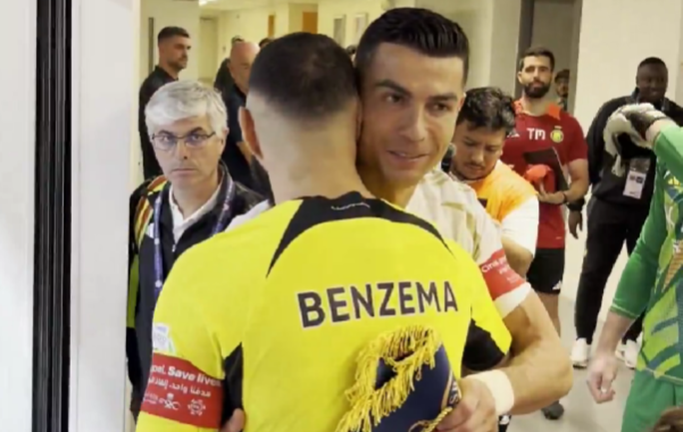 Бензема й Роналду / Скріншот з відео Бензема й Роналду / Скріншот з відео