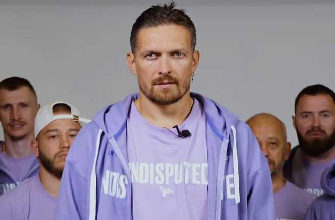 Олександр Усик / скріншот відео Олександр Усик / скріншот відео