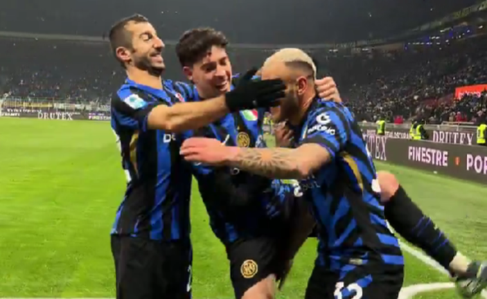 Гравці Інтера / Скріншот з відео Гравці Інтера / Скріншот з відео