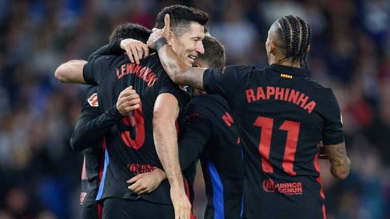 Гравці Барселони / Фото з офіційного сайту Ла Ліги Гравці Барселони / Фото з офіційного сайту Ла Ліги