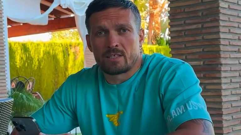 Александр Усик / скриншот видео из Instagram Александр Усик / скриншот видео из Instagram