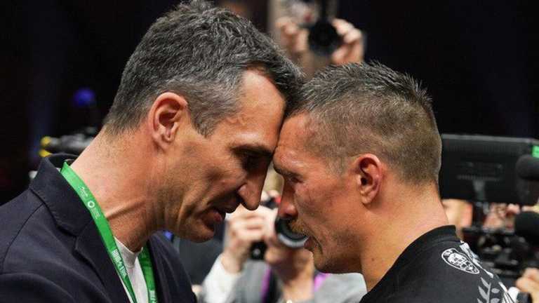 Володимир Кличко та Олександр Усик / Фото з відкритих джерел Володимир Кличко та Олександр Усик / Фото з відкритих джерел