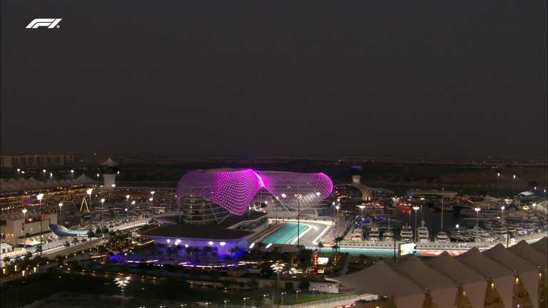 Траса Гран-прі Абу-Дабі / Скріншот з трансляції Траса Гран-прі Абу-Дабі / Скріншот з трансляції