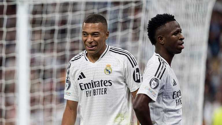 Килиан Мбаппе и Винисиус Жуниор / Фото Alberto Gardin/Eurasia Sport Images/Getty Images Килиан Мбаппе и Винисиус Жуниор / Фото Alberto Gardin/Eurasia Sport Images/Getty Images