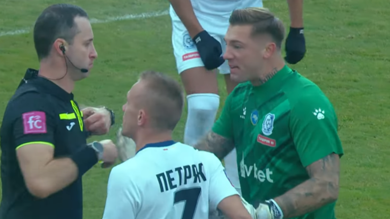 Олександрія – Чорноморець / Скріншот з відео Олександрія – Чорноморець / Скріншот з відео