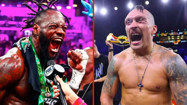 Уайлдер и Усик / Коллаж из открытых источников Уайлдер и Усик / Коллаж из открытых источников