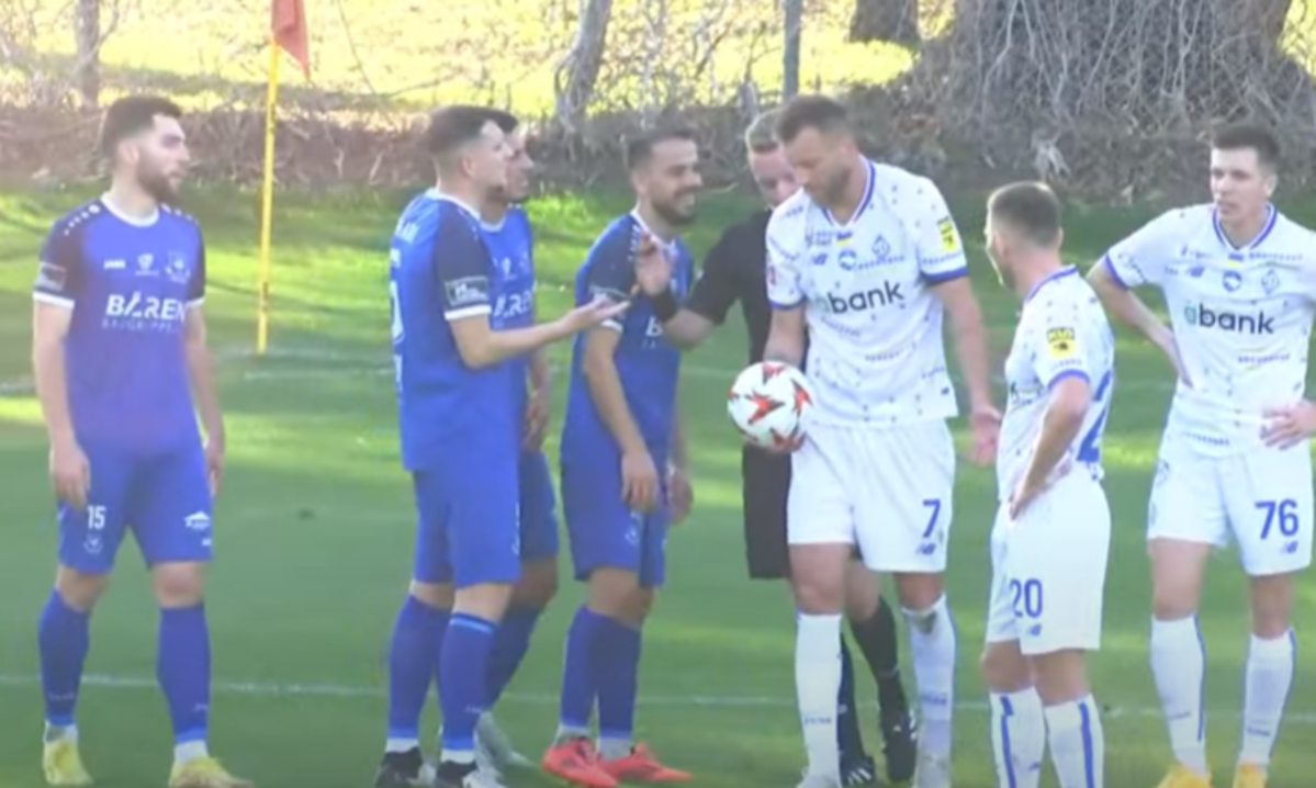 Динамо – Ллапі / Скріншот з відео Динамо – Ллапі / Скріншот з відео