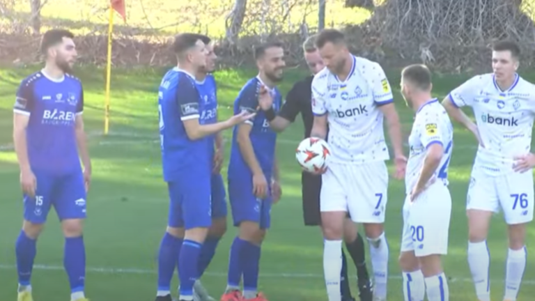 Динамо – Ллапі / Скріншот з відео Динамо – Ллапі / Скріншот з відео