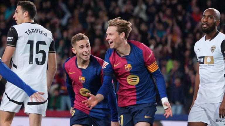 Барселона розтрощила Валенсію / Фото з офіційного сайту Ла Ліги Барселона розтрощила Валенсію / Фото з офіційного сайту Ла Ліги