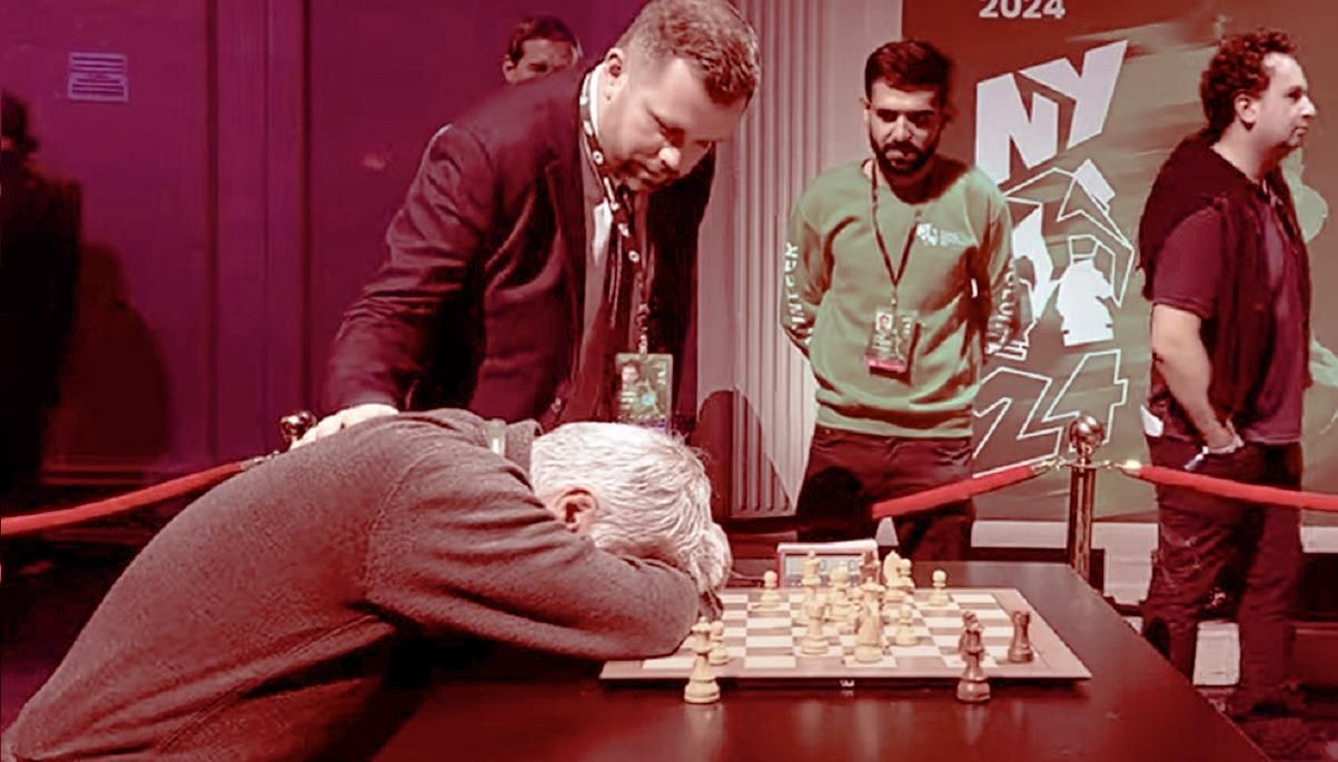 Василь Іванчук після поразки / Скріншот відео Василь Іванчук після поразки / Скріншот відео