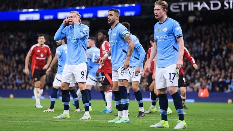 Эрлинг Холанд, Кайл Уокер, Кевин де Брюйне / Getty Images Эрлинг Холанд, Кайл Уокер, Кевин де Брюйне / Getty Images