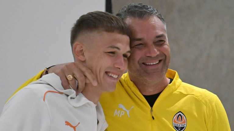 Данило Сікан і Маріно Пушіч / Фото ФК Шахтар Данило Сікан і Маріно Пушіч / Фото ФК Шахтар